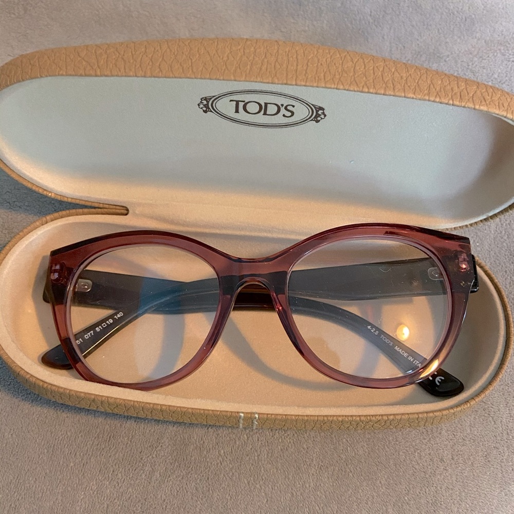 Tod’s Glasses Frames TO5082 Tortoise/Clear